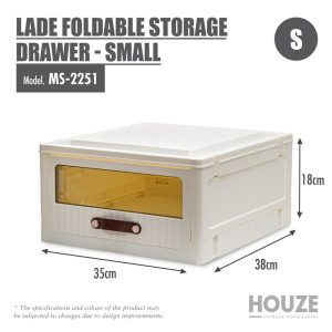 HOUZE LADE FOLDABLE STORAGE DRAWER SMALL MS-2251