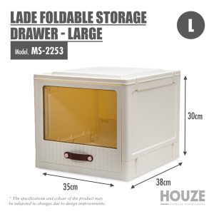 HOUZE LADE FOLDABLE STORAGE DRAWER LARGE MS-2253