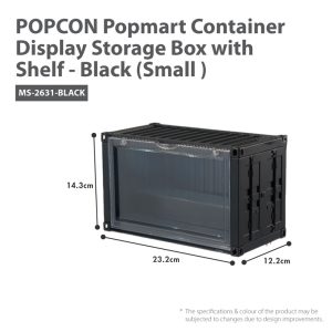 HOUZE POPCON POPMART CONTAINER DISPLAY /W SHELF (SMALL) MS-2631