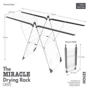 HOUZE THE MIRACLE DRYING RACK LN-5372