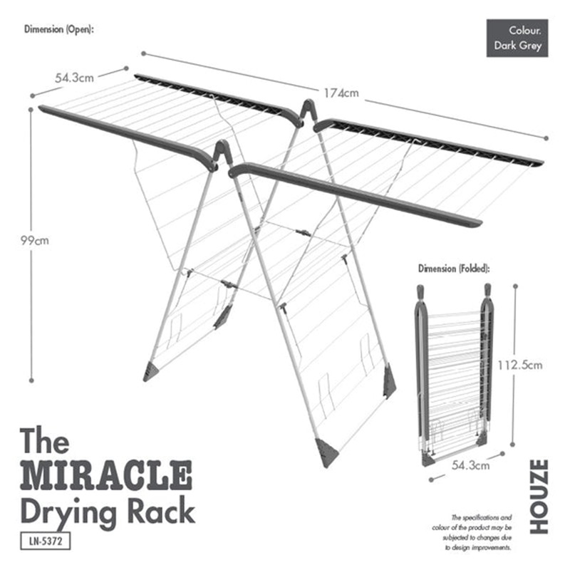 HOUZE THE MIRACLE DRYING RACK LN-5372