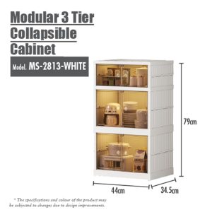 HOUZE MODULAR 3 TIER COLLAPSIBLE CABINET MS-2813