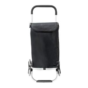HOUZE ALUM SQUARE FRAME STAIR CLIMBER SHOPPING TROLLEY LS-9205-BLACK