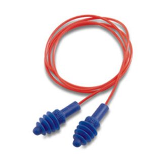 HOWARD LEIGHT AIRSOFT EAR PLUG, RED VINYL CORD, NRR 27 (100PRS/BOX)