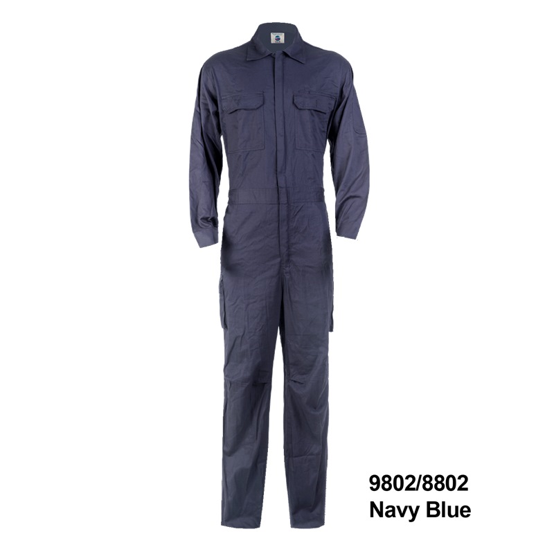 HSK HD COTTON COVERALL NAVY BLUE 8802