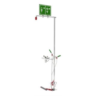 HUGHES SELF-DRAINING COMBINATION SAFETY SHOWER H-EXPSD18GS85G