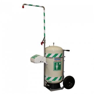 HUGHES MOBILE INTERIM 114L SELF-CONTAINED SAFETY SHOWER/EYEWASH H-STD40K45G