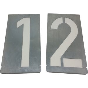 HUNTER NUMBER STENCIL PLATE (SET)
