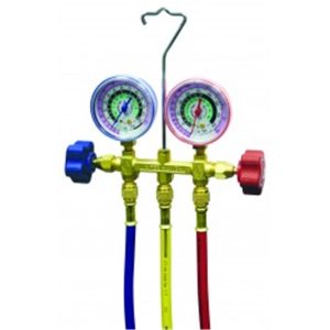 IMPERIAL MANIFOLD GAUGES 396-C WITH CHARGING LINE