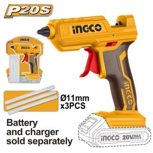 INGCO 20V LI-ION GLUE GUN CGGLI2001 (BARE UNIT)