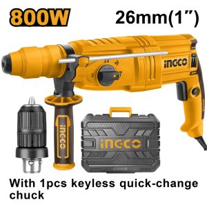 INGCO SDS+ 26MM 3 MODE 800W ROTARY HAMMER RGH9028-2