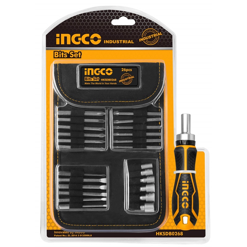 INGCO 26PCS SCREWDRIVER BIT SET HKSDB0268