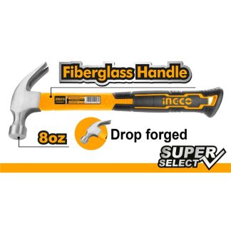 INGCO CLAW HAMMER FIBRE GLASS HANDLE