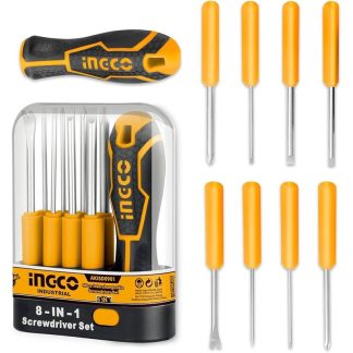 INGCO 9 PCS INTERCHANGEABLE SCREWDRIVER SET AKISD0901