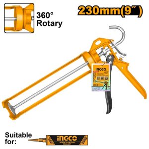 INGCO ROTATABLE CAULKING GUN 9" 235MM HCG1709