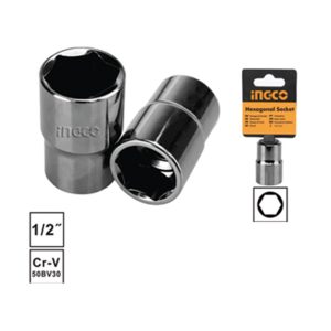 INGCO CR.V 1/2" DR. 6PT SOCKET