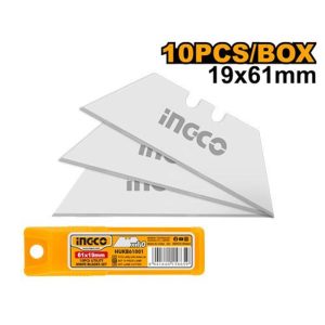 INGCO UTILITY KNIFE TRAPEZOID BLADE 10PP HUKB61001