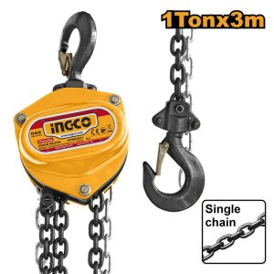 INGCO INDUSTRIAL DUTY CHAIN BLOCK 3M CHAIN