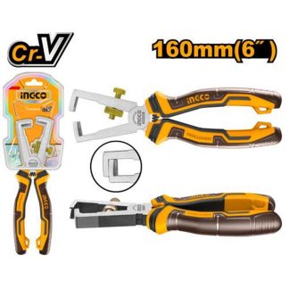 INGCO WIRE STRIPPER PLIER 6" 160MM HWSP28160