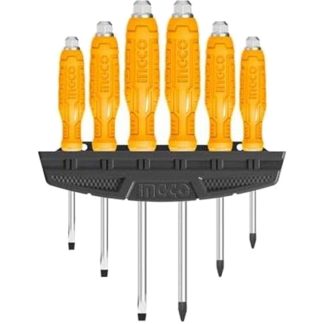 INGCO 6PCS GO THROUGH SCREWDRIVER SET HSGTDC180601
