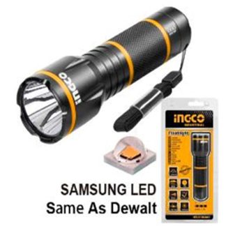 INGCO AVAITION GRADE ALUM ALLOY WATERPROOF FLASHLIGHT 200 LUMENS HFL013AAA1