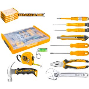 INGCO 9PCS INSULATED HAND TOOL + PLASTIC BOX HKTV01 SET HKTV01H091
