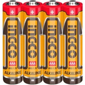 INGCO ALKALINE BATTERY AAA 1.5V LR03 HAB3A01 4P/PACK
