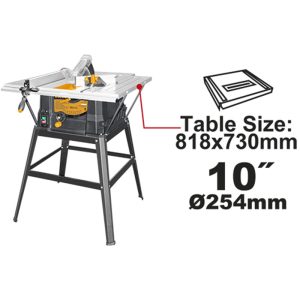 INGCO TABLE SAW WITH STAND 10" 254MM 1500W TS15007