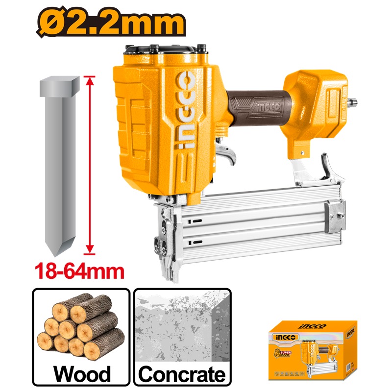 INGCO AIR CONCRETE NAILER AT64 ACN18641
