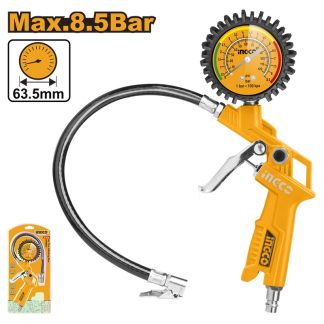 INGCO AIR TIRE INFLATOR WITH GAUGE MAX.8.5BAR ATG0601