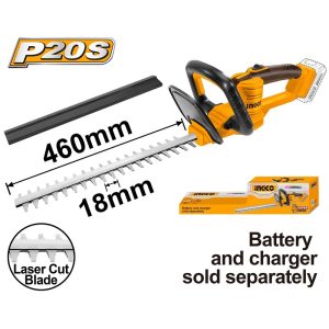 INGCO 20V HEDGE TRIMMER 450MM CHTLI20018 (BARE UNIT)