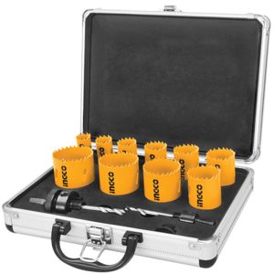 INGCO 12PCS BI-METAL HOLE SAW SET 20~50MM AKH0121