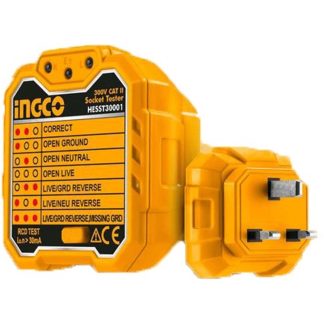INGCO UK PLUG SOCKET TESTER HESST30001
