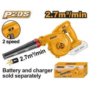 INGCO 20V LI-ION BLOWER CABLI20018 (BARE UNIT)
