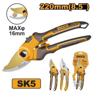 INGCO HIGH QUALITY PRUNING SHEAR 8.5" 220MM HPS0601
