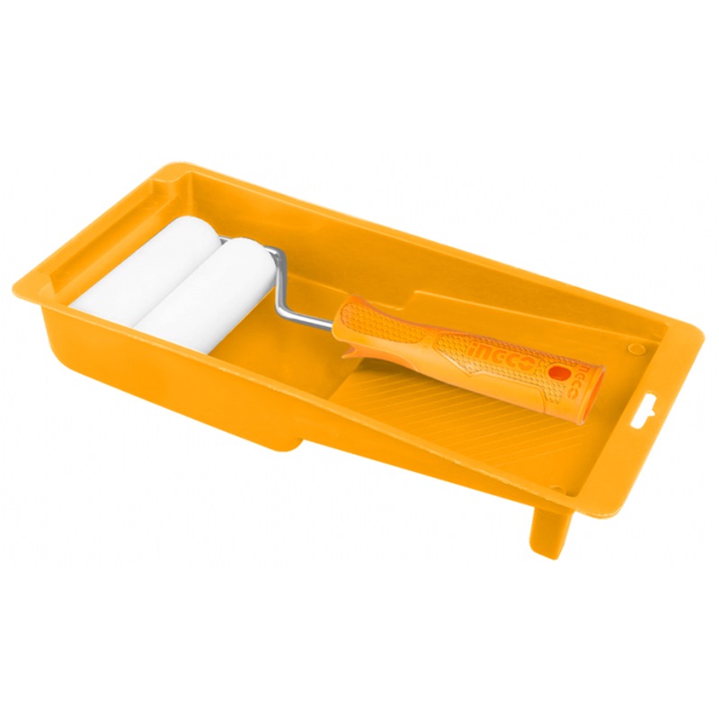 INGCO PAINT ROLLER 4" WITH 2XFOAM ROLLER + TRAY SET HKTCB041002