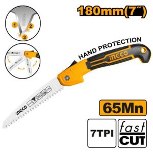 INGCO FOLDING SAW ANTI PINCH FUNCTION 7TPI 180MM HFSW18028C