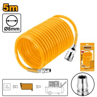 INGCO PU COIL HOSE WITH NITTO TYPE COUPLING