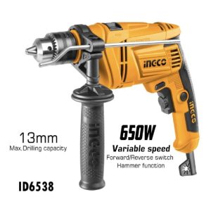 INGCO IMPACT DRILL 13MM 650W ID6538