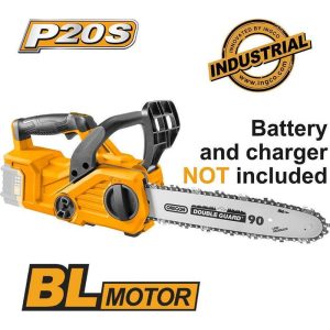 INGCO 20V BRUSHLESS CHAIN SAW 12" 300MM CGSLI20128 (BARE UNIT)