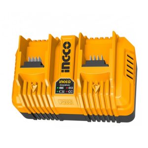 INGCO 20V LI-ION FAST INTELLIGENT DUAL PORT CHARGER FCLI2024