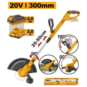 INGCO 20V 1X2.0AH LI-ION GRASS TRIMMER CGTLI203285
