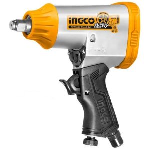 INGCO AIR IMPACT WRENCH 1/2" DR. MAX.TORQUE 312NM, W/10 SOCKETS AIW12312