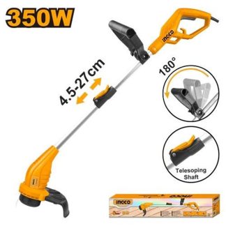 INGCO ELECTRIC GRASS TRIMMER 350W TELESCOPIC SHAFT GT3512