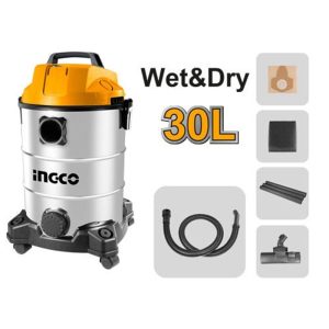 INGCO WET & DRY VACUUM CLEANER 1300W 30L TANK VC13301