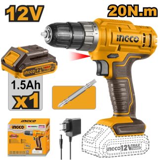 INGCO 12V 1X1.5AH LI-ION DRILL CDLI1218