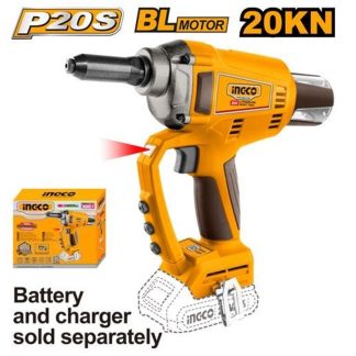 INGCO 20V LI-ION BRUSHLESS RIVETER CRTLI2005 (BARE UNIT)