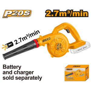 INGCO 20V LI-ION BLOWER 18,000RPM 2.7M3/MIN CABLI20028 (BARE UNIT)