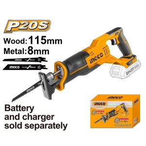 INGCO 20V LI-ION RECIPRO SAW CRSLI1152 (BARE UNIT)