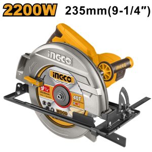 INGCO CIRCULAR SAW 9" 235MM 2200W WITH 1 BLADE CS23522
